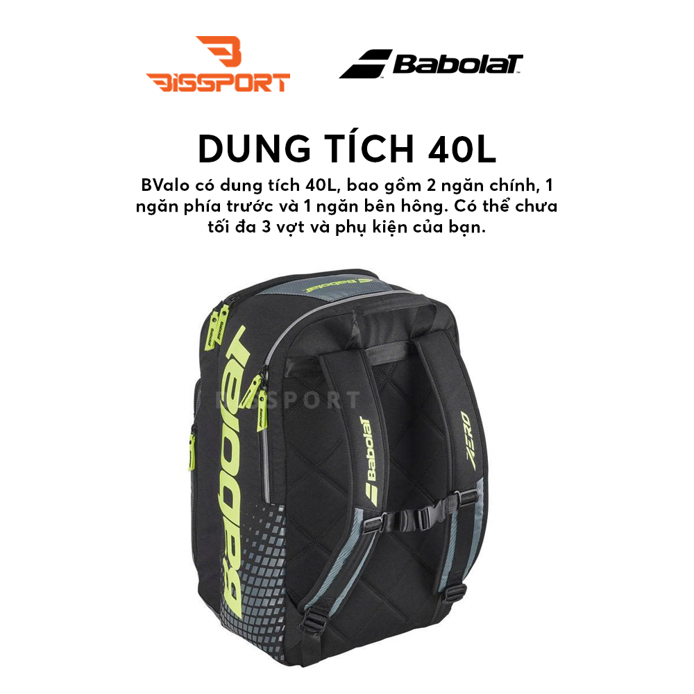Balo Pickleball / Tennis  Babolat BACKPACK PURE AERO 2026 Chính Hãng - Tiên Lợi - Đa Dụng - Chắc Chắn - Bền Bỉ